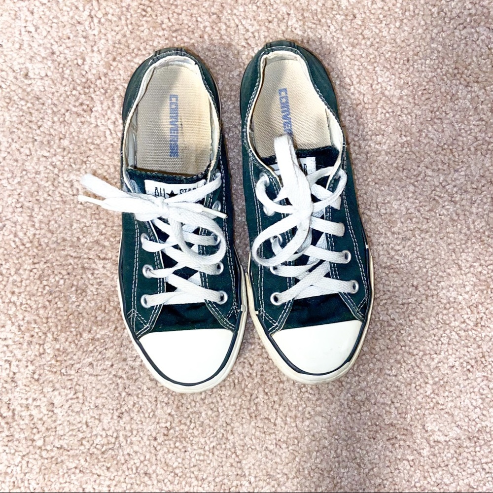 Converse All Star Low Top Black Youth 3